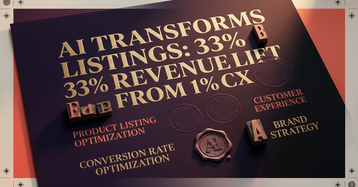 AI Transforms Listings: 33% Revenue Lift from 1%  CX