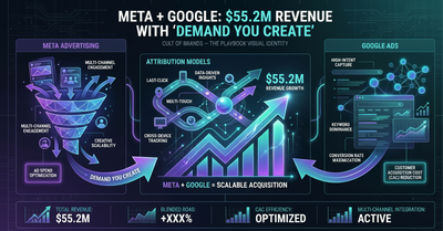 Meta + Google: $55.2M Revenue with ‘Demand You Create’